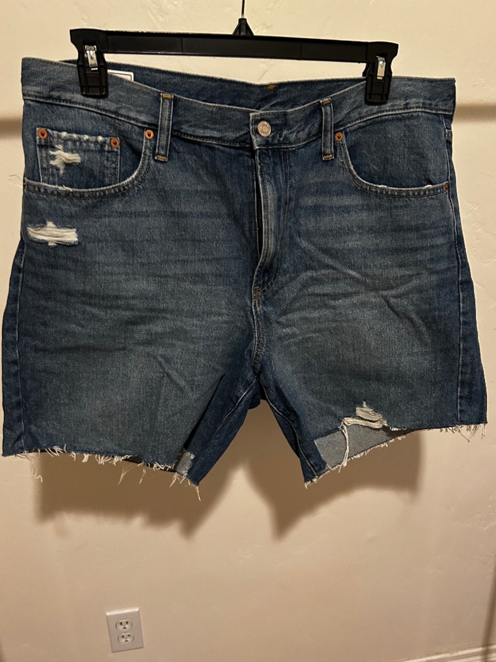 Gap 8" Bermuda Loose Midrise Denim Shorts